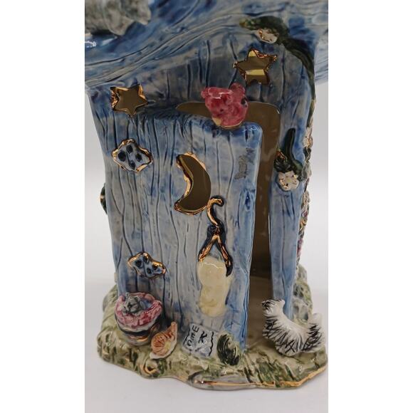 2001 Kimberly Designs Outhouse Tea Light Votive Holder Decorative Collectible - Picture 2 of 10